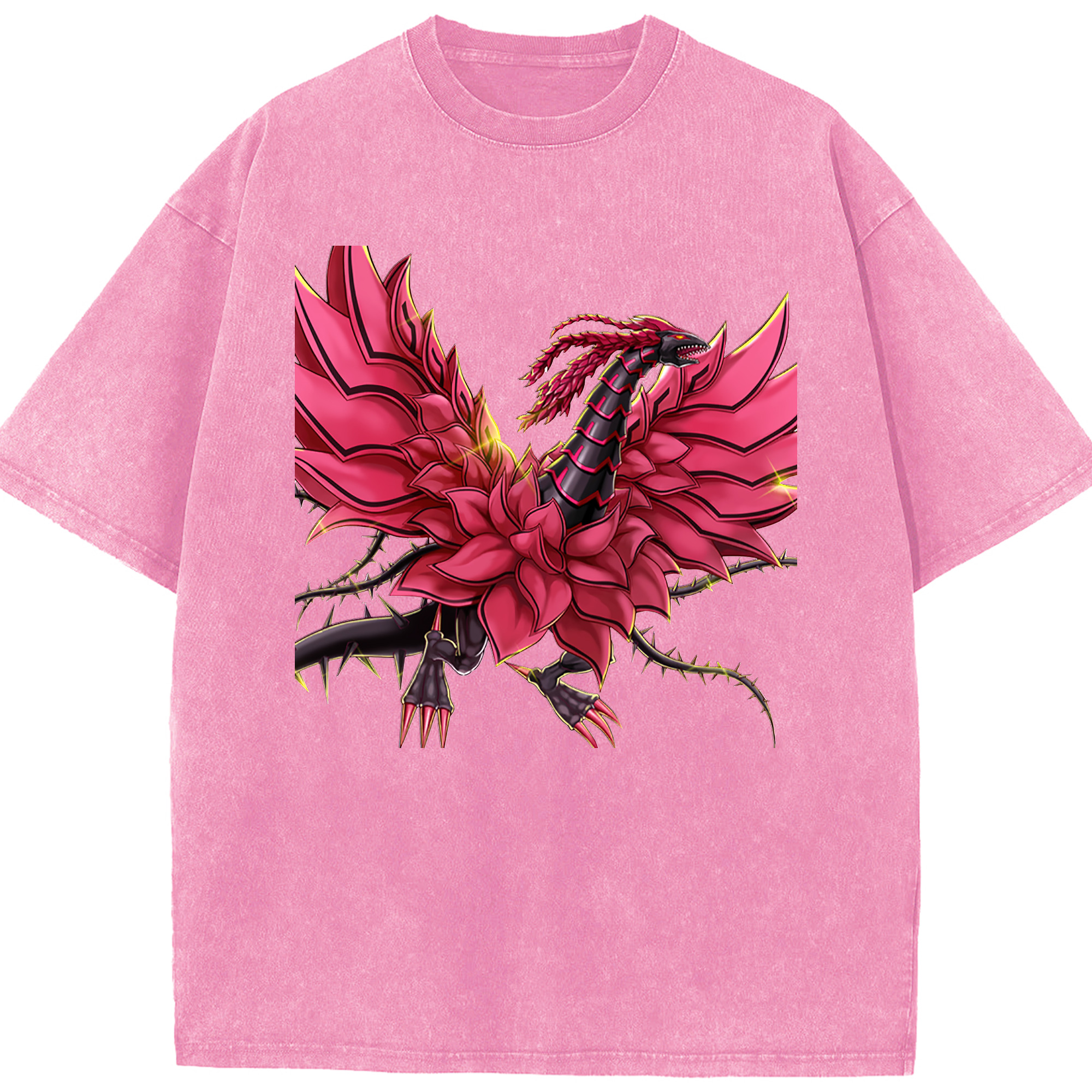 （画像用） 遊☆戯☆王 Yu-Gi-Oh! 綿100% ヴィンテージ風 半袖Tシャツ（フロントプリント）